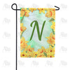 Daffodils Monogram Garden Flag