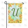 Daffodils Monogram Garden Flag