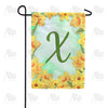 Daffodils Monogram Garden Flag