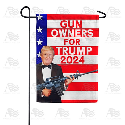 Gun Owners for Trump Garden Flag