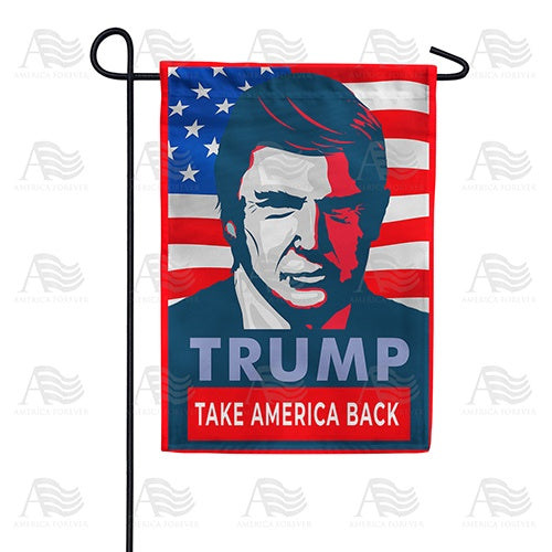 Red, White, & Blue Trump Garden Flag