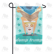 Toilet Dump Trump Garden Flag