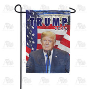 Trump Speech Garden Flag