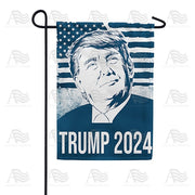 Trump Monochrome Garden Flag