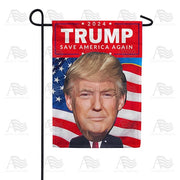 Trump 2024 Bobblehead Garden Flag