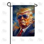 Trump Oil Paint Garden Flag