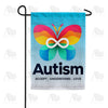 Autism Butterfly Garden Flag