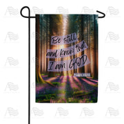 Be Still Forest Garden Flag