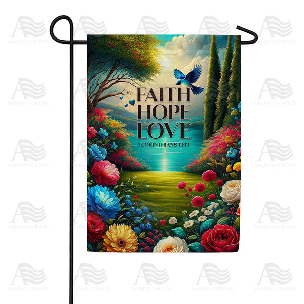 Garden of Faith Garden Flag