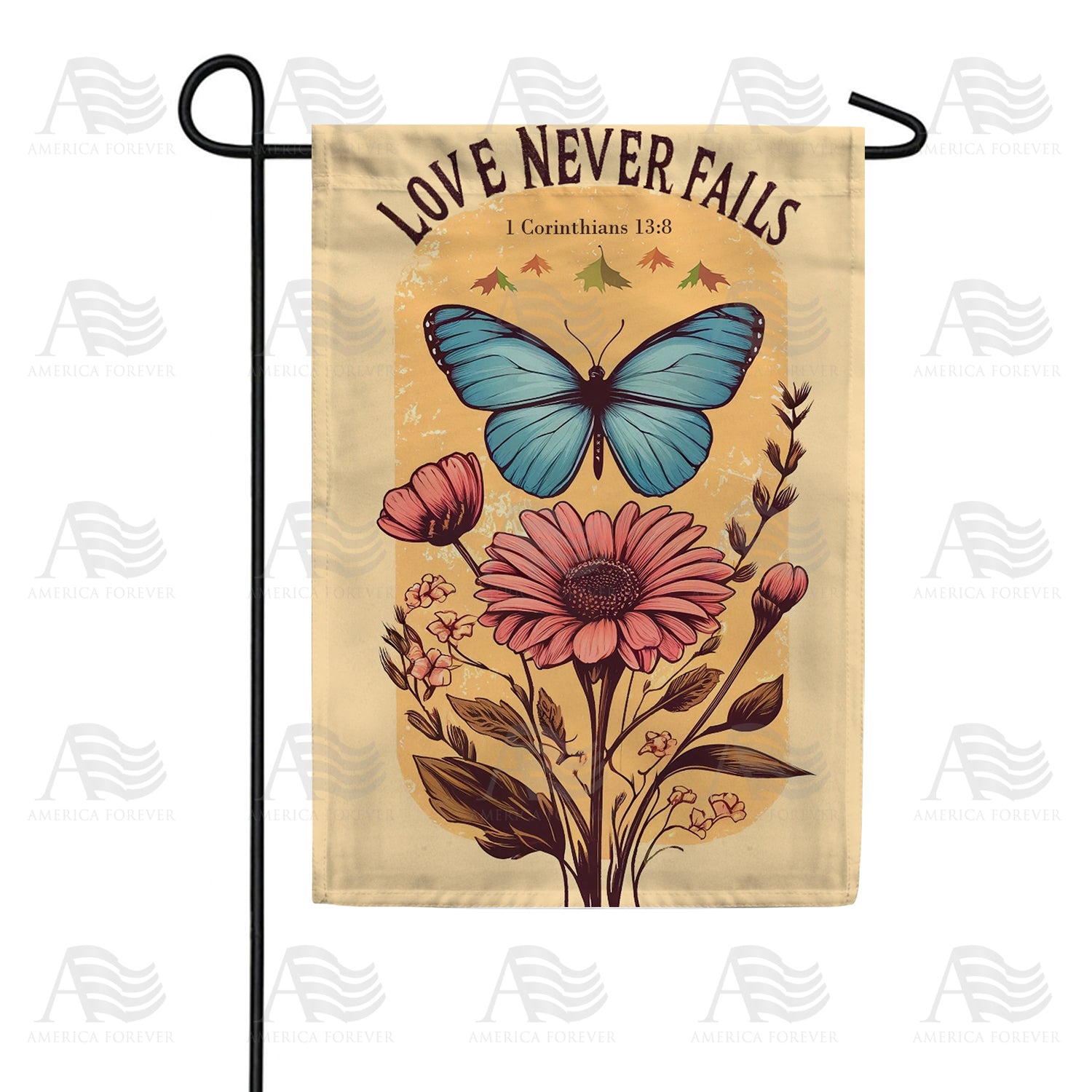 Timeless Love Garden Flag