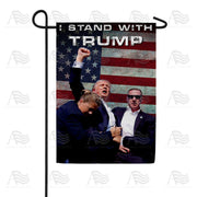 I Stand with Trump 2024 Garden Flag