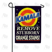 Kamala Removes Stubborn Orange Stain Garden Flag