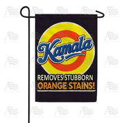 Kamala Harris Removes Orange Stains Garden Flag