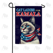 Cat Ladies for Kamala Harris Garden Flag