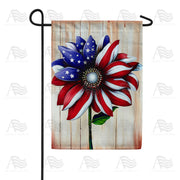 Patriotic Flower Garden Flag