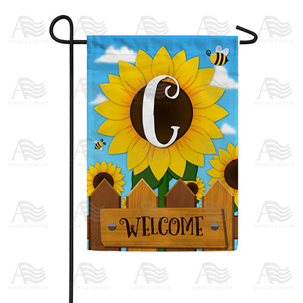 sunflower-welcome-monogram-garden-flag