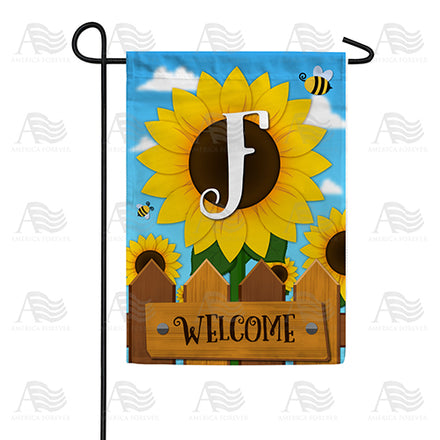 sunflower-welcome-monogram-garden-flag