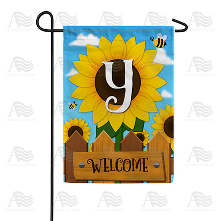 sunflower-welcome-monogram-garden-flag