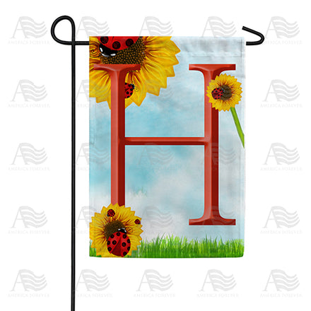 ladybugs-and-sunflowers-monogram-garden-flag