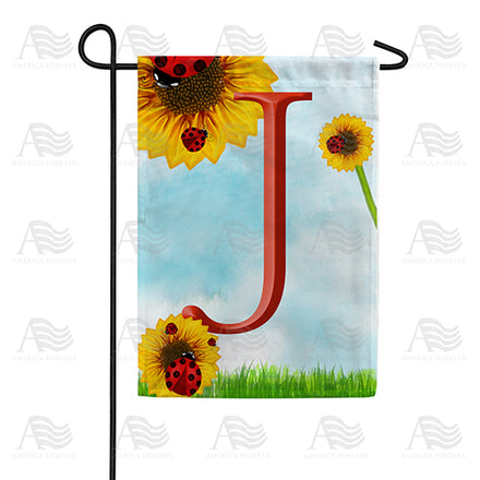 ladybugs-and-sunflowers-monogram-garden-flag