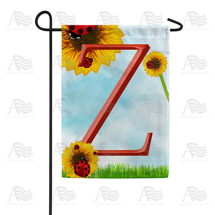 ladybugs-and-sunflowers-monogram-garden-flag