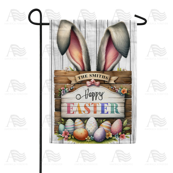 Easter Bunny Surprise Garden Flag