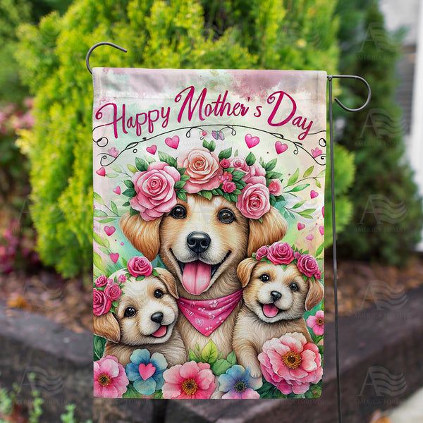 Canine Mother's Day Garden Flag