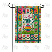 Hello Spring Easter Garden Flag