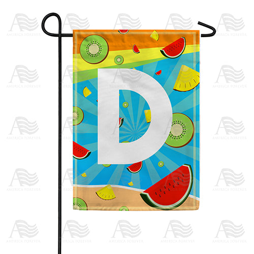 summer-time-fruits-monogram-garden-flag