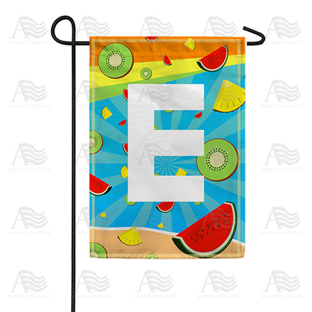 summer-time-fruits-monogram-garden-flag