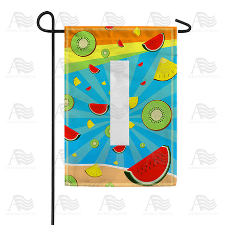 summer-time-fruits-monogram-garden-flag