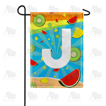 summer-time-fruits-monogram-garden-flag