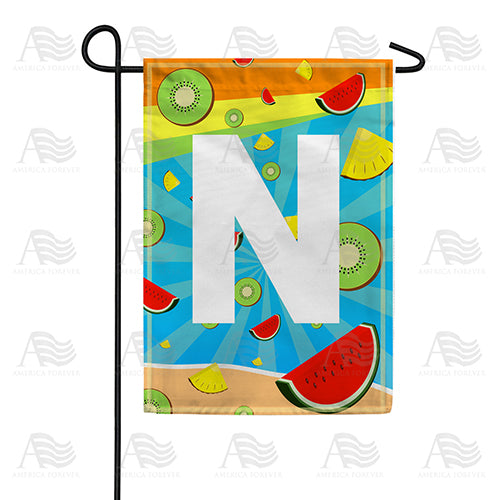 summer-time-fruits-monogram-garden-flag