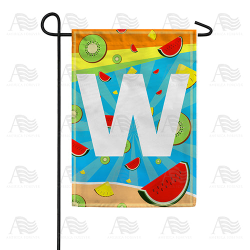 summer-time-fruits-monogram-garden-flag