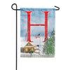 Christmas Trees For Sale Monogram Garden Flag