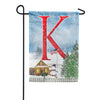 Christmas Trees For Sale Monogram Garden Flag