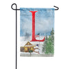 Christmas Trees For Sale Monogram Garden Flag