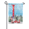 Stay Warm America Monogram Garden Flag