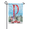 Stay Warm America Monogram Garden Flag