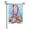 Stay Warm America Monogram Garden Flag