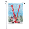 Stay Warm America Monogram Garden Flag