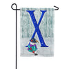 Just Keep Shovelin' Monogram Garden Flag