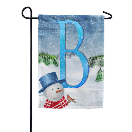 There's Snow Sun Today! Monogram Garden Flag