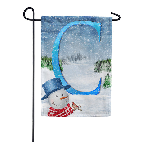 There's Snow Sun Today! Monogram Garden Flag