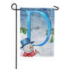 There's Snow Sun Today! Monogram Garden Flag