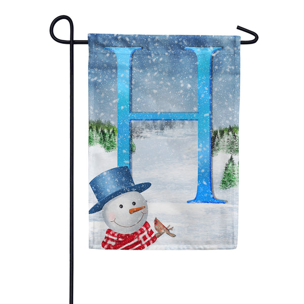 There's Snow Sun Today! Monogram Garden Flag