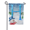 There's Snow Sun Today! Monogram Garden Flag