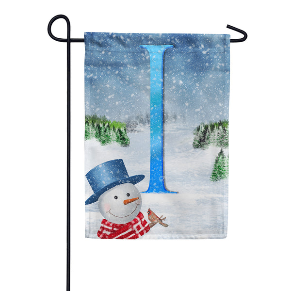 There's Snow Sun Today! Monogram Garden Flag