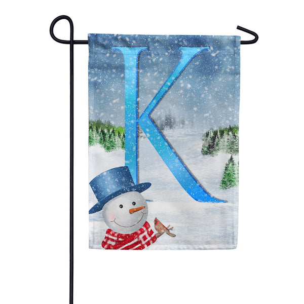 There's Snow Sun Today! Monogram Garden Flag