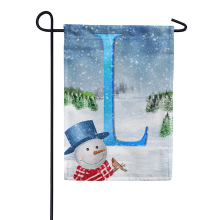 There's Snow Sun Today! Monogram Garden Flag